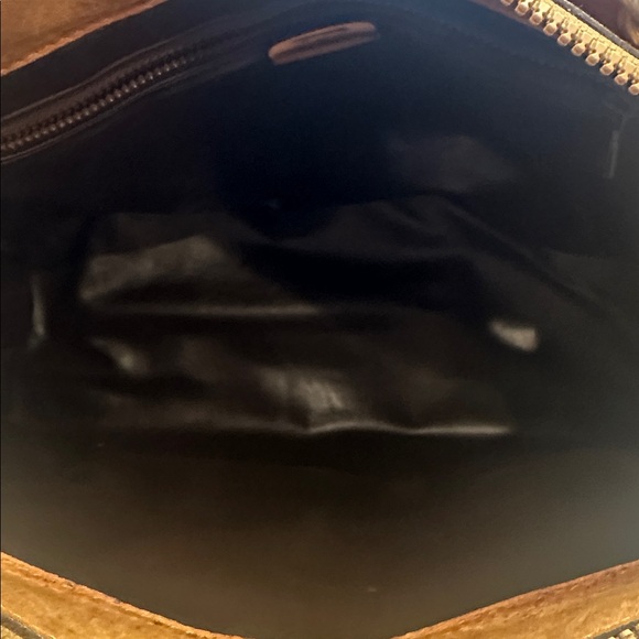 Celine Tan and Brown Women's Briefcase - Picture 6 of 7